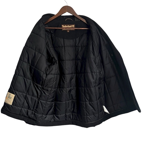 Timberland Men's Classic Black Wool Blend Field Jacket‎ - M - Picture 3 of 12